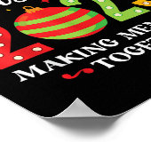 Family Christmas 2025 Group Matching Squad Funny S Poster (Ecke)