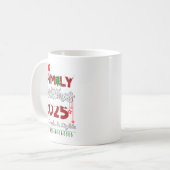 Family Christmas 2025 Love, Laughs And Lights Holi Kaffeetasse (Vorderseite Links)