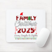 Family Christmas 2025 Love, Laughs And Lights Holi Mousepad (Mit Mouse)