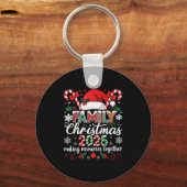 Family Christmas 2025 Making Memories Together San Schlüsselanhänger (Vorderseite)