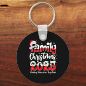 Family Christmas 2025 Matching Family Christmas 20 Schlüsselanhänger (Vorderseite)