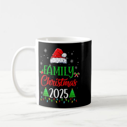 Family Christmas 2025 Matching Family Christmas Sq Kaffeetasse (Links)