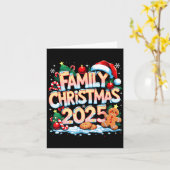 Family Christmas 2025 Matching Gift Karte (Gelbe Blume)