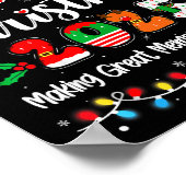 Family Christmas 2025 Matching Outfit Xmas Squad S Poster (Ecke)