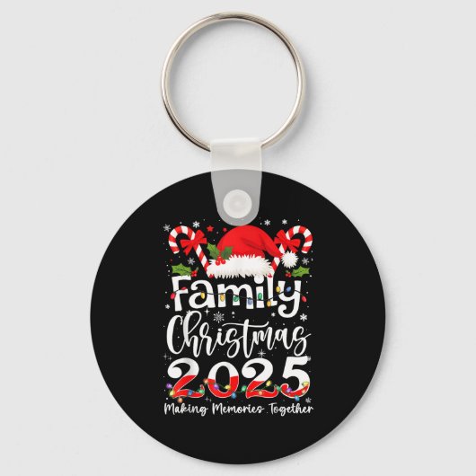 Family Christmas 2025 Matching Outfit Xmas Squad S Schlüsselanhänger (Vorderseite)