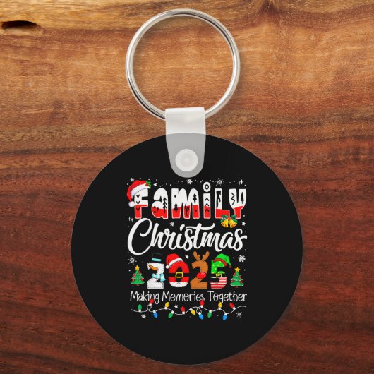 Family Christmas 2025 Matching Outfit Xmas Squad S Schlüsselanhänger (Vorderseite)