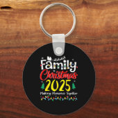 Family Christmas 2025 Matching Outfit Xmas Squad S Schlüsselanhänger (Vorderseite)