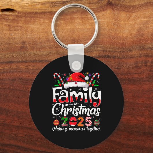 Family Christmas 2025 Matching Outfit Xmas Squad S Schlüsselanhänger (Vorderseite)
