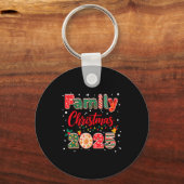 Family Christmas 2025 Matching Outfit Xmas Squad S Schlüsselanhänger (Vorderseite)
