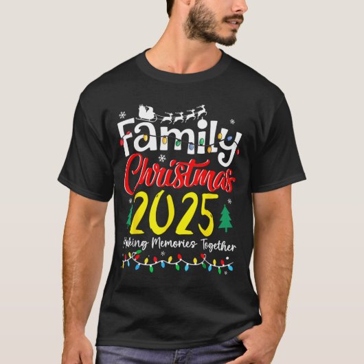 Family Christmas 2025 Matching Outfit Xmas Squad S T-Shirt (Vorderseite)