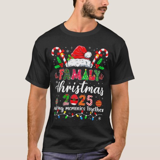 Family Christmas 2025 Matching Santa Tee Xmas Paja (Vorderseite)