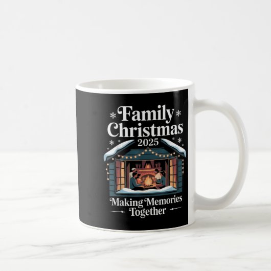 Family Christmas 2025 Matching Squad Santa Elf Fun Kaffeetasse (Rechts)