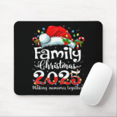 Family Christmas 2025 Matching Squad Santa Elf Fun Mousepad (Mit Mouse)