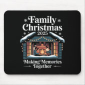Family Christmas 2025 Matching Squad Santa Elf Fun Mousepad (Vorne)