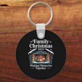 Family Christmas 2025 Matching Squad Santa Elf Fun Schlüsselanhänger (Vorderseite)