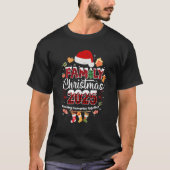 Family Christmas 2025 Matching Squad Santa Elf Fun T-Shirt (Vorderseite)