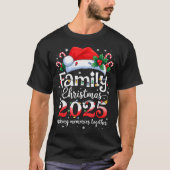 Family Christmas 2025 Matching Squad Santa Elf Fun T-Shirt (Vorderseite)