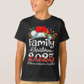 Family Christmas 2025 Matching Squad Santa Elf Fun T-Shirt (Vorderseite)