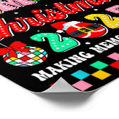 Family Christmas 2025 Matching Squad Santa Xmas Fu Poster (Ecke)