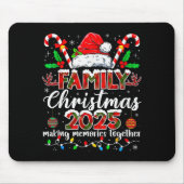 Family Christmas 2025 Matching Tee Xmas Santa Pjs Mousepad (Vorne)