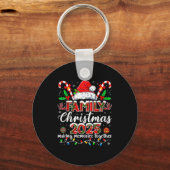 Family Christmas 2025 Matching Tee Xmas Santa Pjs Schlüsselanhänger (Vorderseite)