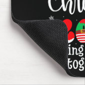 Family Christmas 2025 Matching Xmas Pajamas Christ Mousepad (Ecke)
