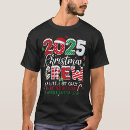 Family Christmas 2025 Matching Xmas Squad Santa  T-Shirt