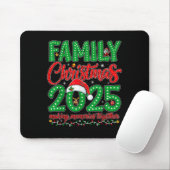 Family Christmas 2025 Squad Santa Elf Xmas Matchin Mousepad (Mit Mouse)
