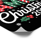 Family Christmas 2025 Xmas Matching Pajamas  Poster (Ecke)