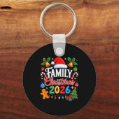 Family Christmas 2026 Matching Pajamas Xmas Family Schlüsselanhänger (Vorderseite)