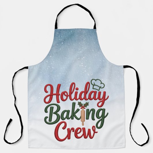 Family Christmas Baking Team Apron Schürze (Vorderseite)
