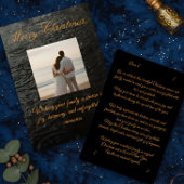 Family Christmas Card – Editable Design Dankeskarte