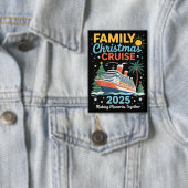 Family Christmas Cruise 2025 Matching Holiday Xmas Button (Insitu)