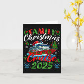 Family Christmas Cruise 2025 Xmas Matching Men Wom Karte (Gelbe Blume)