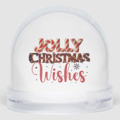 Family Christmas Keepsake Schneekugeln (Rückseite)