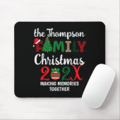 Family Christmas Making Memories Together  Mousepad (Mit Mouse)