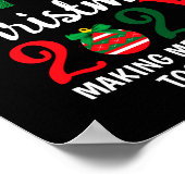 Family Christmas Making Memories Together  Poster (Ecke)