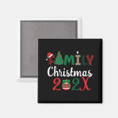 Family Christmas Making Memories Together T Shirt Magnet (Vorderseite/Rückseite)
