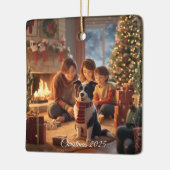 Family Christmas Ornament with Border Collie – Coz (Links)