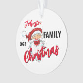 Family Christmas Ornaments Personalized Ornament (Vorderseite)