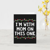 Family Christmas Shirt I Don't Do Matching But I D Karte (Gelbe Blume)