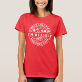 Family Christmas T-Shirt (Vorderseite)