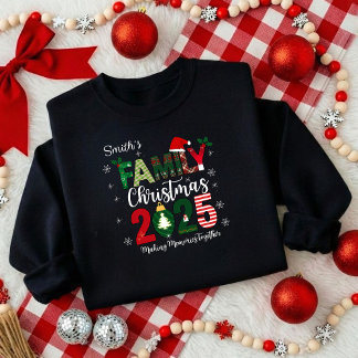 Family Christmas T-shirt 2025