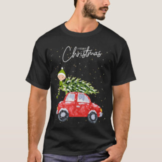 Family Christmas Vintage Truck Personalized T-Shirt