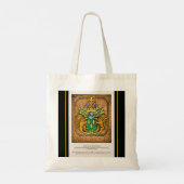 Family Coat of Arms Small Tote Bag Tragetasche (Rückseite)