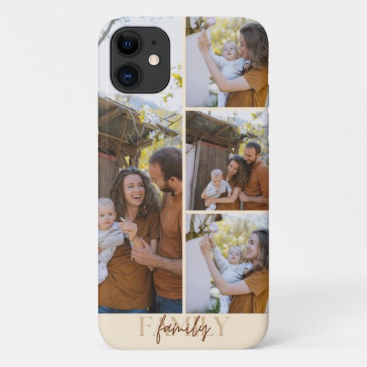 Family Collage Custom Photo Phone Case (Rückseite)
