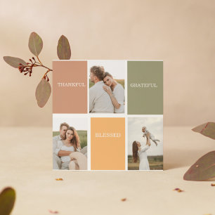 Family Collage Foto   Dankbar gesegnet dankbar