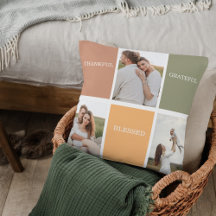 Family Collage Foto | Dankbar gesegnet dankbar