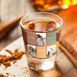 Family Collage Foto | Dankbar gesegnet dankbar Schnapsglas