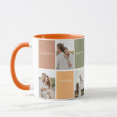 Family Collage Foto | Dankbar gesegnet dankbar Tasse (Links)